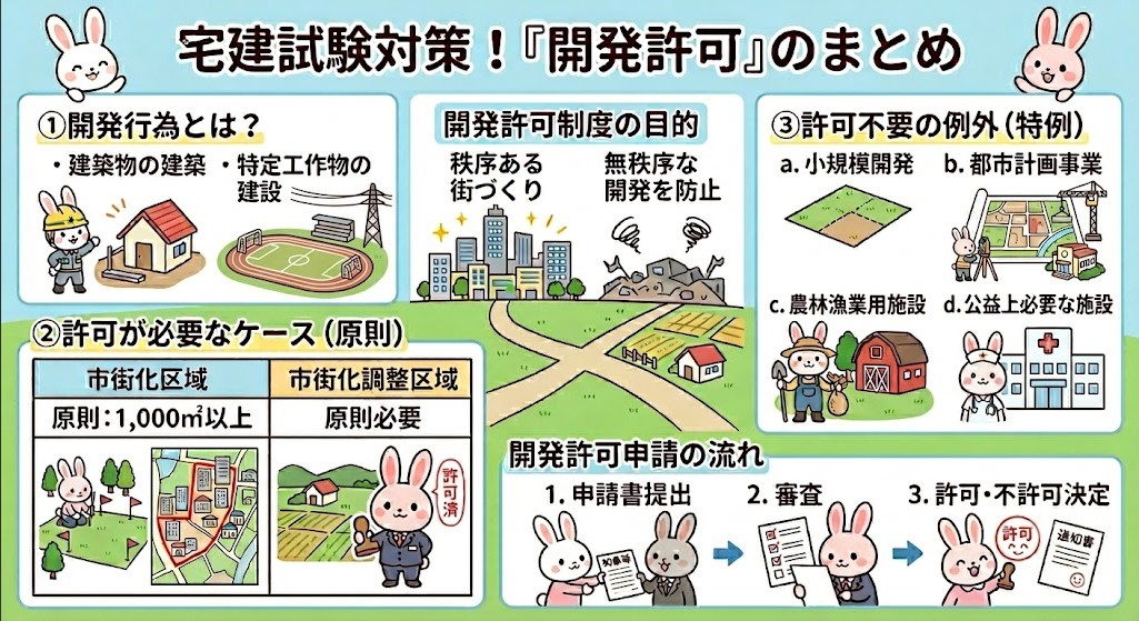 宅建試験で出題される「開発許可」のまとめ