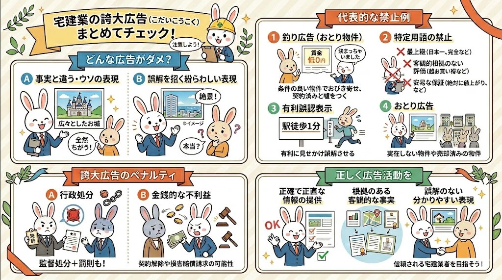 誇大広告をまとめてチェック